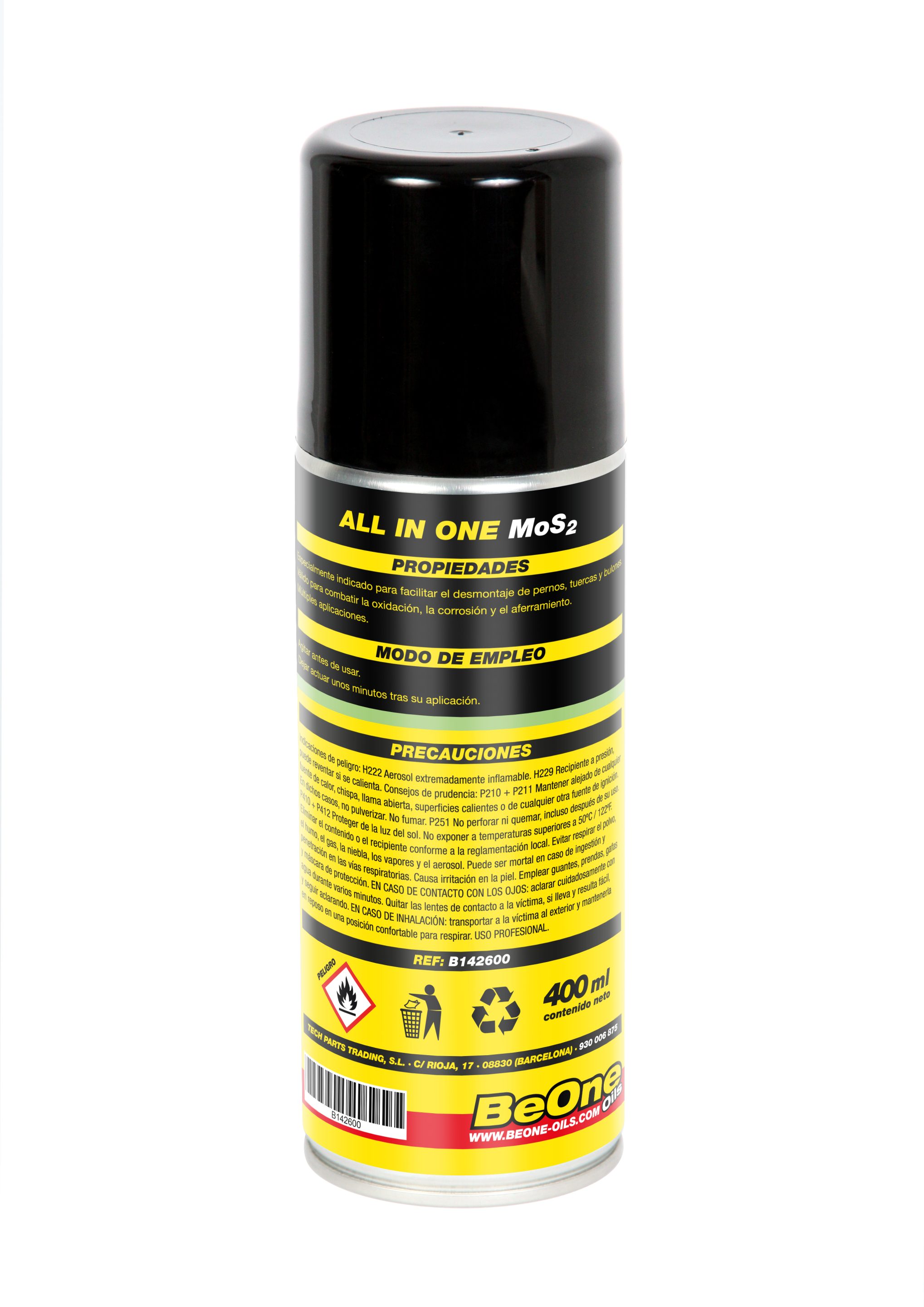 ALL IN ONE - MoS2 400 ml + CANULA - Imagen 2