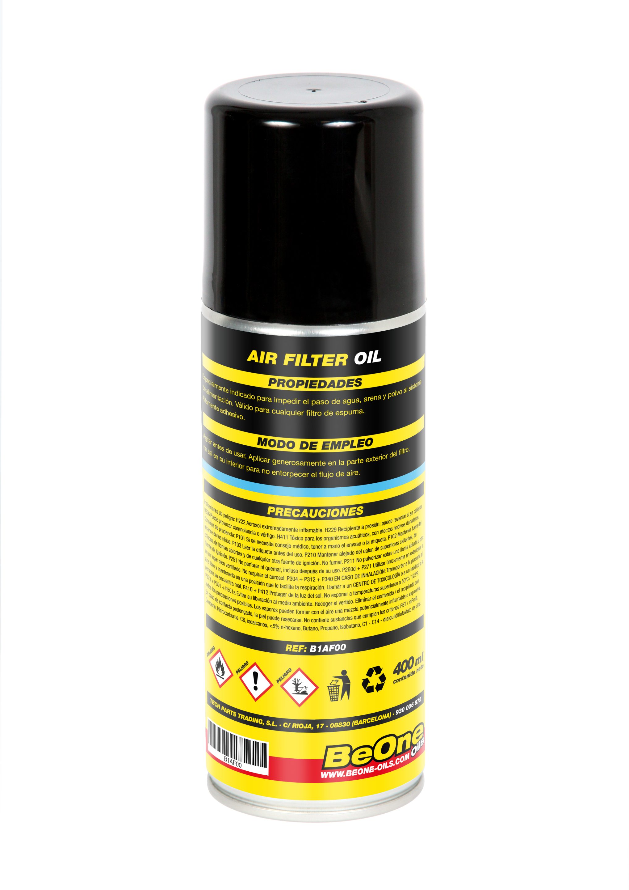 AIR FILTER OIL 400 ml - Imagen 2
